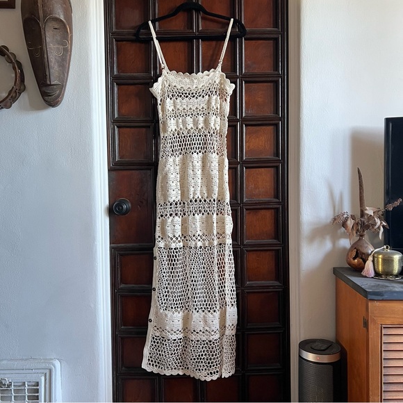 FREE PEOPLE Suboo Stella Crochet Maxi Dress - Picture 5 of 6